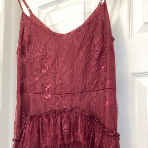 Asymmetrical lace dress brand new